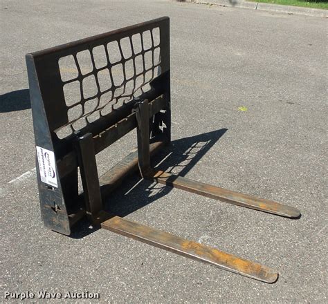 pallet forks for bobcat skid steer|bobcat pallet fork attachment.